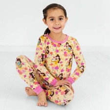 Little Sleepies SIZE 3T Disney Princess BELLE Beauty Beast Pajamas PJ Set