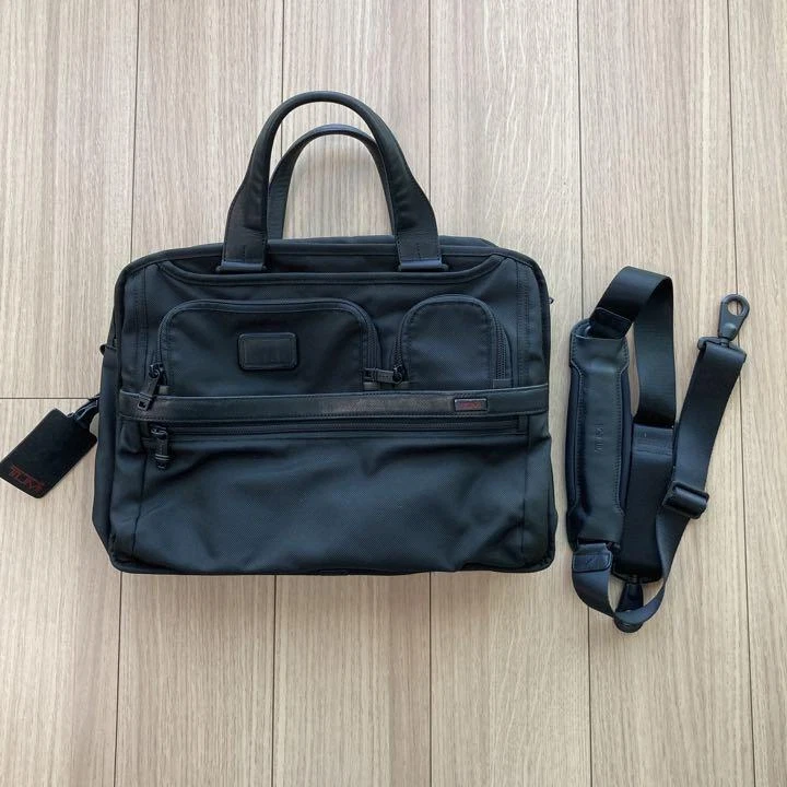 Excellent-TUMI Briefcase Business Bag 26141 026141 D2 ALPHA2USED