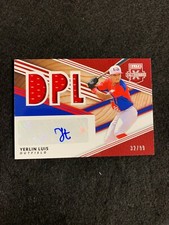 2020 Elite Extra Edition Baseball DPL Auto/Jersey 32/99 Yerlin Luis #DMS-YL🔥⚾️