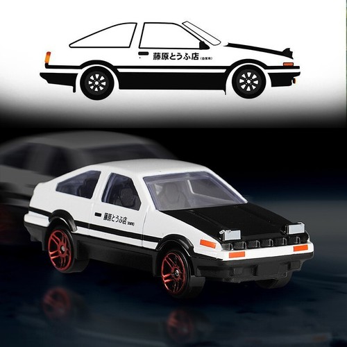 2.95'' Initial D Series AE86 Racing Drift Car Model For Car Figure Dashboard - Picture 10 of 11