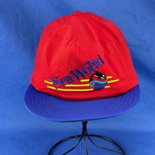 Sea World Embroidered SnapBack Hat With Shamu - Vintage - Made In USA
