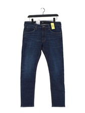 Lee Men's Jeans W 32 in Blue Cotton with Elastane Straight New with tags