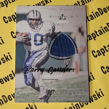 BARRY SANDERS 2019 Panini Luminance #MV-3 Vintage Materials! Rare Jersey / Relic
