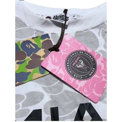 NWT Size | BAPE x Inter Miami CF Camo Tee White | Size XL | eBay