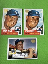 2001 Topps Archives Johnny Mize Lot Of 3 MLB Cards New York Yankees