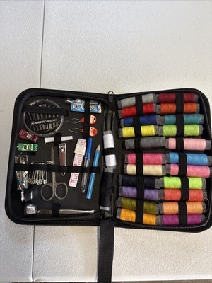 Travel Sewing Kit With Needles, Thread And Much More