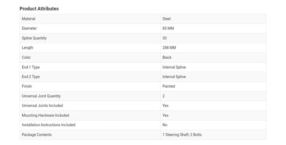 Нижний рулевой вал для 2012-2014 Hyundai Sonata 2011-2015 Kia Optima Hybrid - Изображение 4 из 4