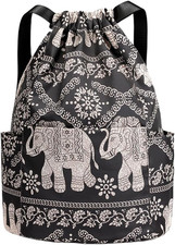 Turnbeutel Wasserabweisend String-Tasche Fitnessstudio Rucksack Sportrucksack fü