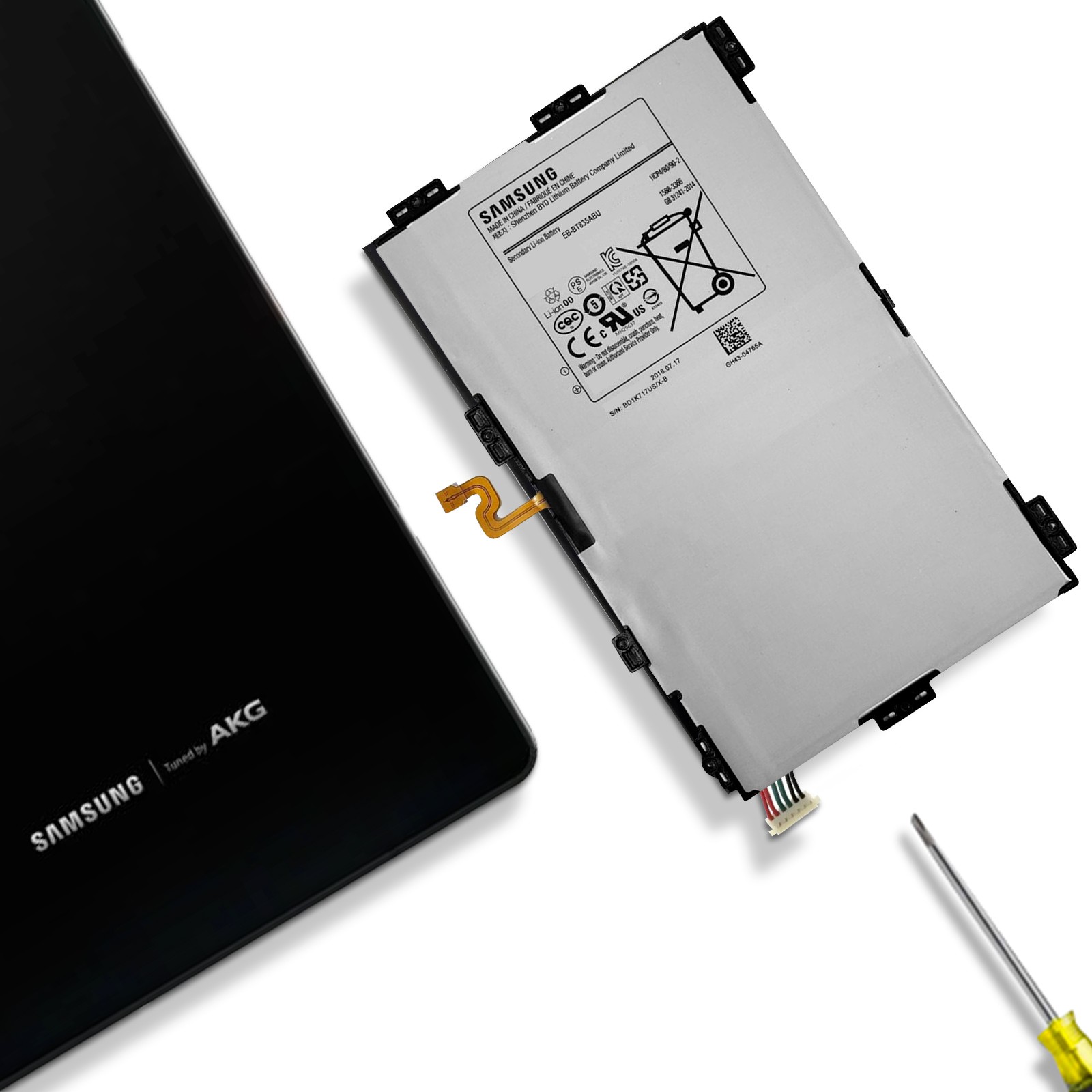 Batterie interne Galaxy Tab S4 Li-Polymer compatible SM-T830