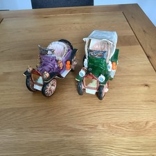 Vintage Style Ornamental Cars X 2