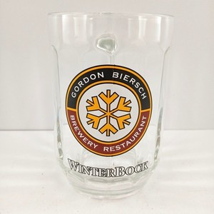 Gordon Biersch Brewery WinterBock Beer Mug Stein Glass 0.5L Germany Style 5.5"