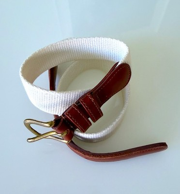 COACH BELT NATURAL LINEN WITH BAG VERY COOL WITH A LEWIS .