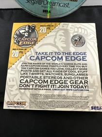 sega dreamcast marvel vs capcom 2 Disc And Manual Only