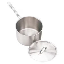 Crestware Sspan7wc Sauce Pan W/Cover, 7 Qt, 8 In., Ss