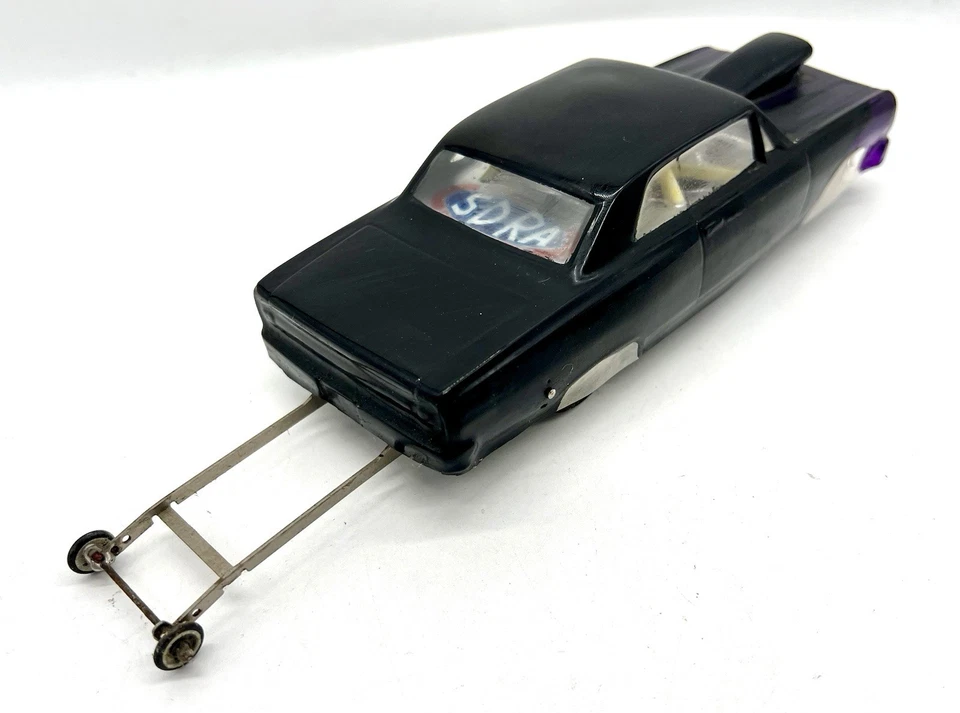 The Edge by Parma 1966 Chevy II Nova, Slot Car/ Drag Car Purple & Black  *Works! - Image 2 of 4