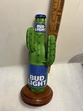 CUSTOMIZED BUD LIGHT DESERT CACTUS 2025 BEER BOTTLE Draft beer tap handle. USA