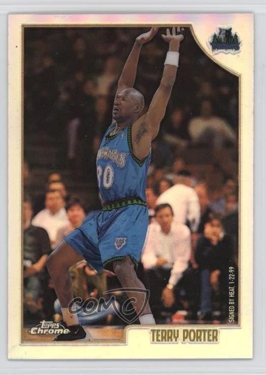 1998-99 Topps Chrome Refractor Terry Porter #149 1nf5