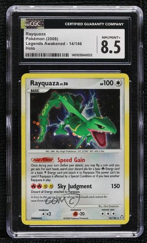 Rayquaza graded CGC 8.5 for sale on eBay