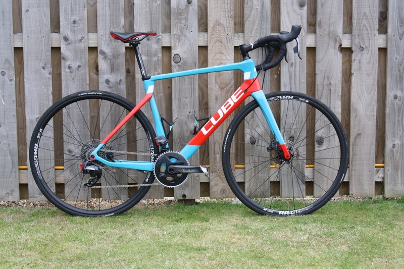 Cube Agree C:62 SLT SRAM AXS (2020) – Petrol & Red