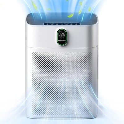 MORENTO Air Purifiers for Home Large Room up to 1076 Sq Ft White