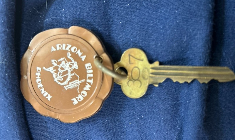 Vintage Room Key And Fob Arizona Biltmore Phoenix 