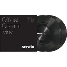 Serato 10 Control Vinyl Pair, Black 