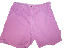 Stan Ray Womens Carpenter Shorts Size 29 Pink Painter Utility USA Made