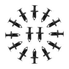 100Pcs 8mm Car Bumper Retainer Clips Plastic Rivet Fastener for Fender Push Pins