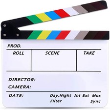 Movie Film Video Clapboard Director's Cut Action Scene Clapper Board,Movie Theme