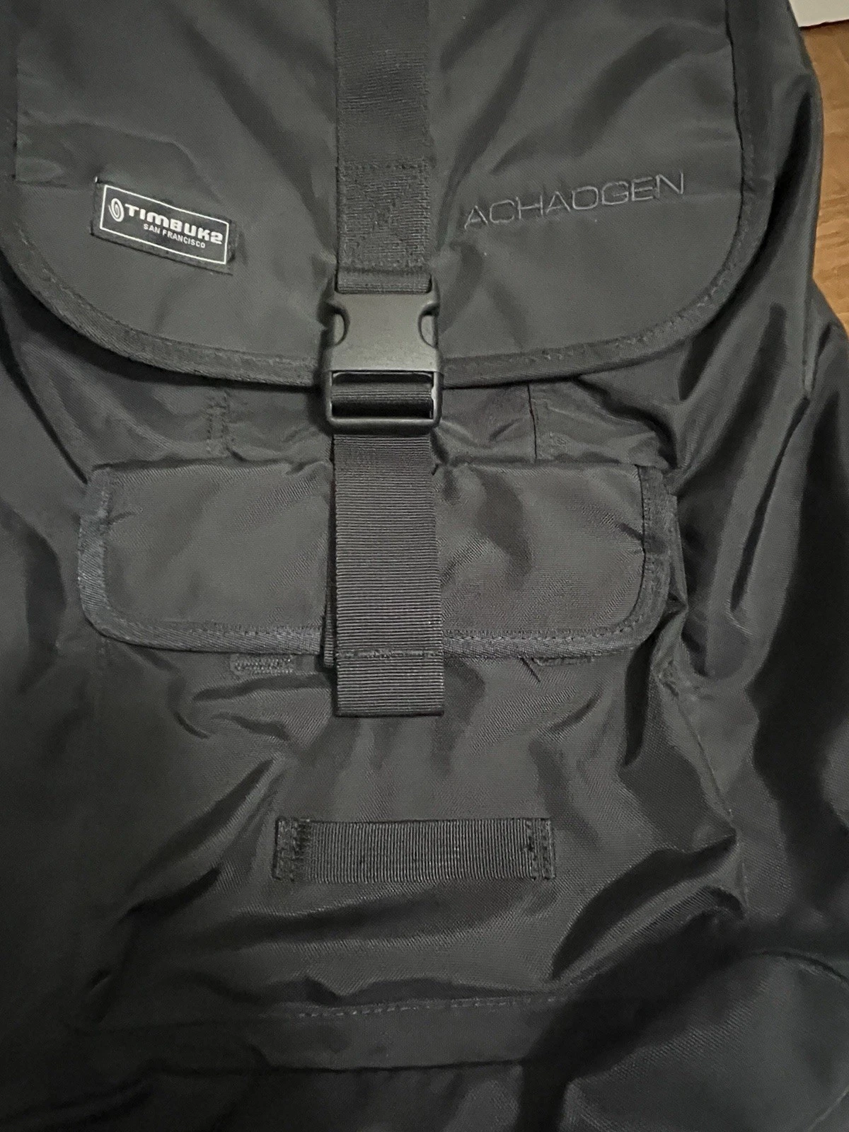 Zaino Timbuk2 Moby 26L Nero Zaino 15 17” Manica Portatile Tasche Espandibili