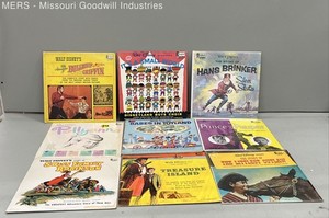 Walt Disney + 8 LP Lot Disneyland Records Children's Story 1960s See Photos