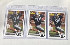 (3) 1991 Upper Deck Bo Jackson #155 Los Angeles Raiders NFL Football 🏈
