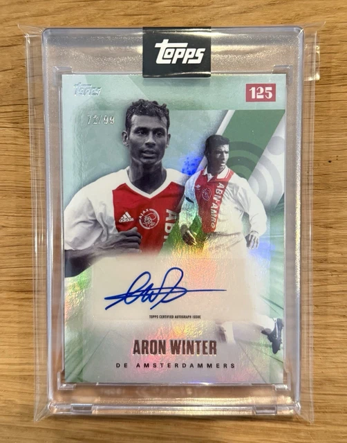 2025 Topps AFC Ajax 125th Anniversary Aron Winter De Amsterdammers Auto /99