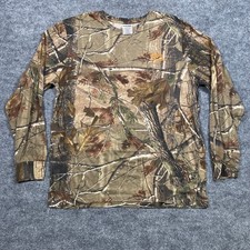 Realtree AP Camo Long Sleeve T-Shirt Mens XL Camouflage Hunting Tee TS1140