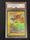 2002 Pokemon Expedition Dragonite Reverse Holo #43 PSA NM 7