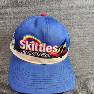 Vintage Nascar Hat Snapback Ernie Irvan Skittles Cap 90s Racing Big Logo