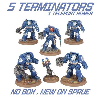 Warhammer 40,000 - Leviathan Space Marine Terminators x5 NoS 40k
