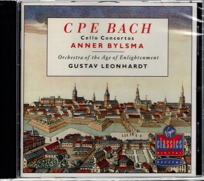 C.P.E Bach - Cellokonzerte / Gustav Leonhardt, Bylsma - CD