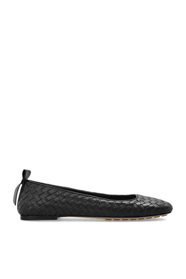 Bottega Veneta - Women - ‘Charlotte’ leather ballet flats - Brown