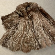 Thick Elegant Saga Fox Silver Fox Fur Coat Size 13 M Equivalent Authentic