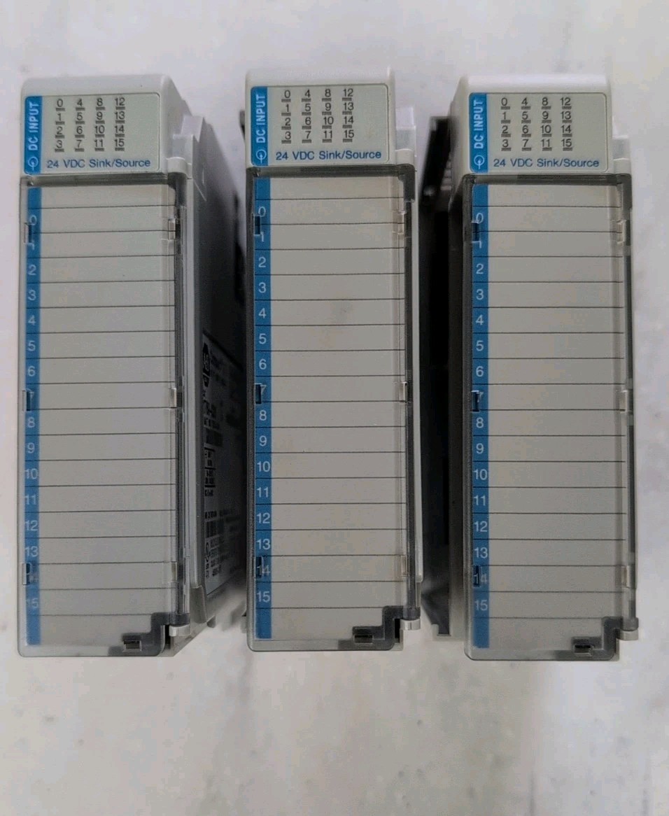 LOT OF 3 Allen Bradley 1769-IQ16 Series A Compact I/O, 16 pt. Input Modules SC$