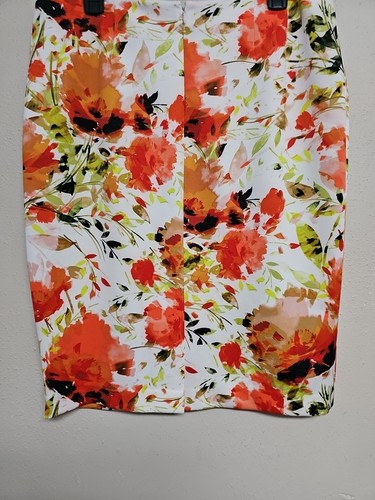 JONES STUDIO SEPARATES Women's Pencil Skirt Multicolor Floral Stretch.Size 12 - Picture 8 of 14