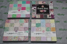 4 NEW 6 x 6 THE PAPER STUDIO scrapbooking paper pad 4 x 60 sheets, acid free