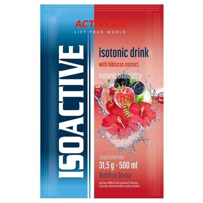 Activlab Isoactive Isotonic mit Hibiskus, Multifrucht - 31,5 g