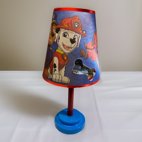 Nickelodeon 19” Paw Patrol Table Lamp with Die Cut Lamp Shade