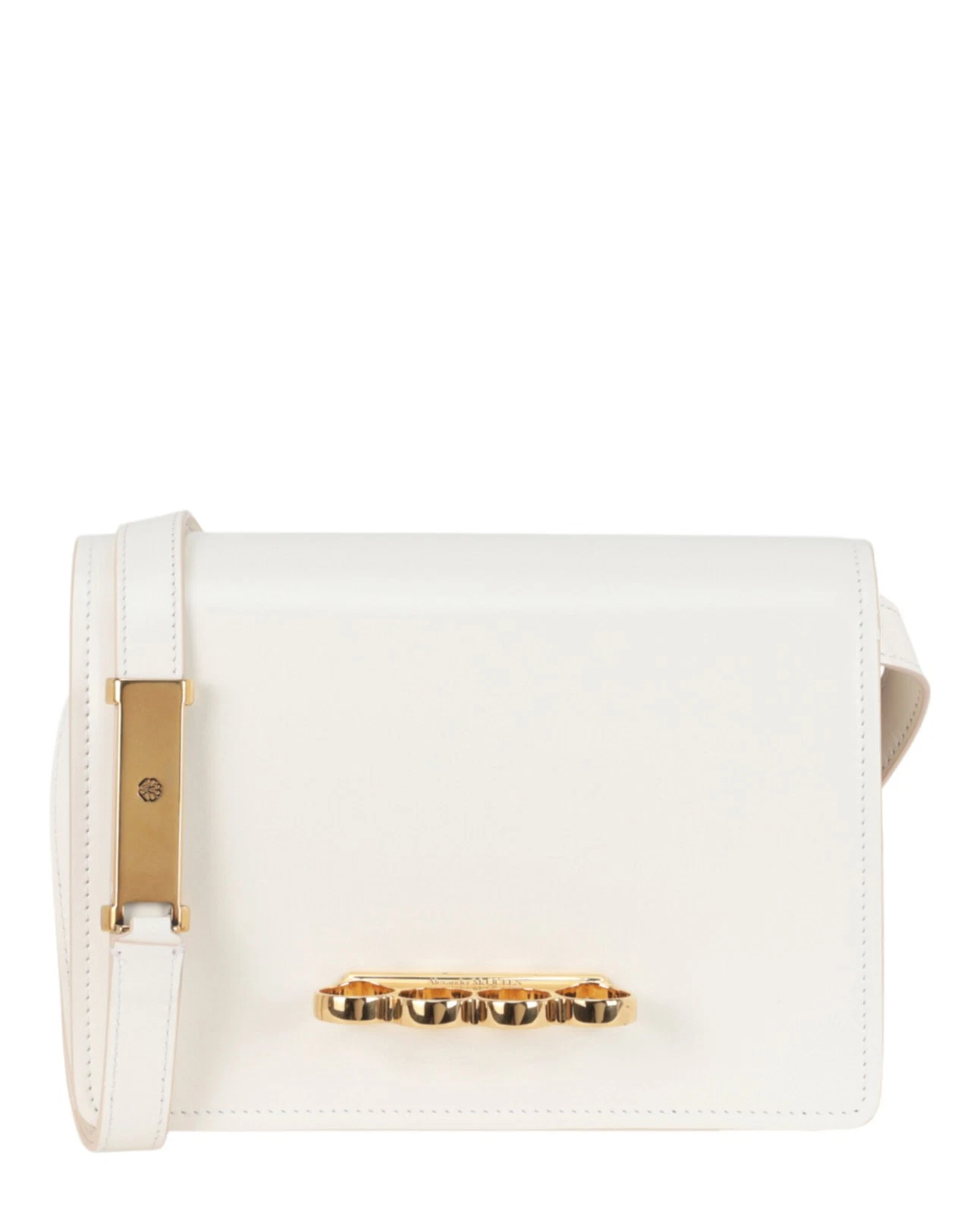 Alexander McQueen Womens Four Ring Crossbody Bag