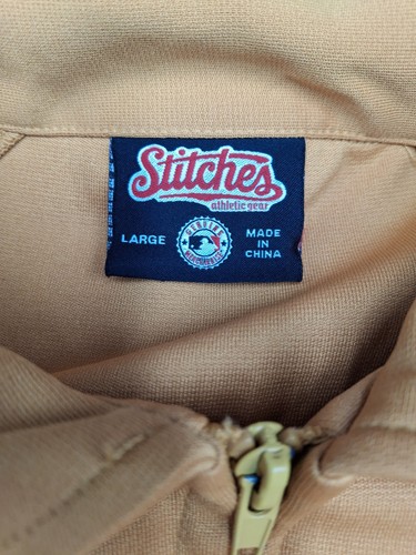Giacca Boston Red Sox MLB Stitches stile pista zip adulto grande baseball - Foto 3 di 6