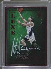 2015-16 Panini Luxe Framed Auto Ruby 16/25 Mario Hezonja #LX-MHZ Auto 7v5
