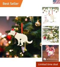 Humorous Metal Dog Ornament for Christmas Tree - Ideal for 2025 Gift Exchange