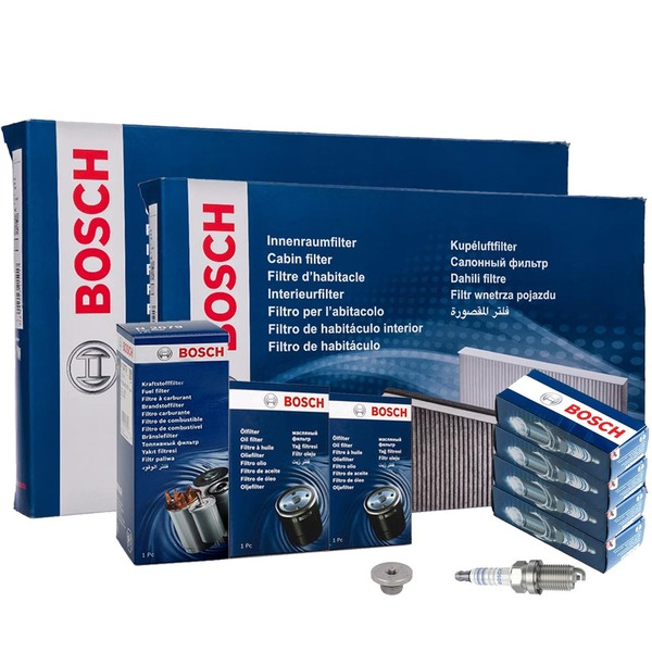 Bosch Filtersatz Aktivkohlefilter FüR Corsa C 1.0 1.2 ÖLablass Bosch ZüNdkerzen-image